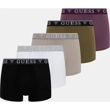 Pánské spodní prádlo Boxerky Guess 5-pack pánské, více barev, U4YG16 K6YW1 U4YG16.K6YW1 fialová 45X, vel. S