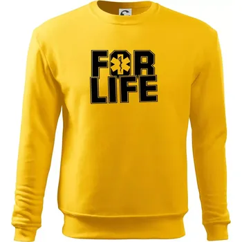 Pánská mikina For Life - Mikina Essential pánská - M ( Žlutá )