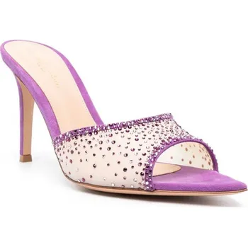 Dámské lodičky Elegantní dámské lodičky s kamínky a páskem přes nárt Velikost: 42, Barva (Varianta): Purple 8.5cm