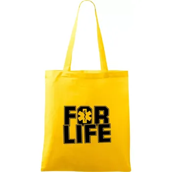 For Life - Taška bavlněná - 42 x 38 cm ( Žlutá )