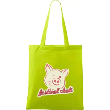 Festival chutí - Taška bavlněná - 42 x 38 cm ( Limetková )