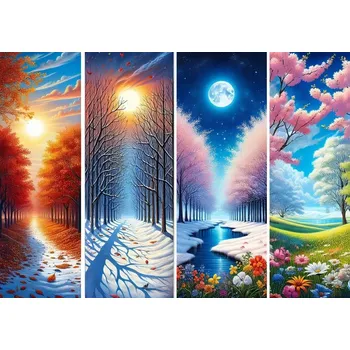 Puzzle ART PUZZLE Puzzle Brány ročního období 1000 dílků
