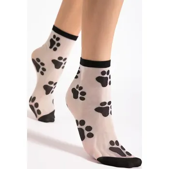 Pánské ponožky Fiore Pawpaw 20 DEN G1192 barva:černá/bílá uni