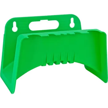 Držák na zahradní hadici KesTek Plastový nástěnný držák na hadici 1/2" 25 m, zelený