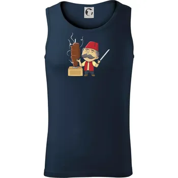 Pánské termoprádlo Kebab kuchař - Tílko pánské Core - L ( Námořní modrá (velmi tmavá - téměř černá) )