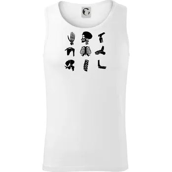 Rentgen - ikony - Tílko pánské Core - XL ( Bílá )