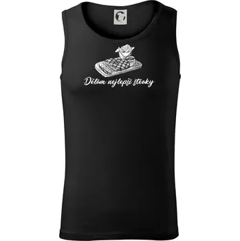 Dělám nejlepší steaky - Tílko pánské Core - L ( Černá )