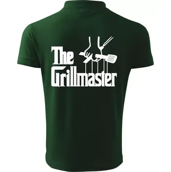 Pánská košile The Grillmaster - Polokošile pánská Pique Polo 203 - M ( Lahvově zelená )