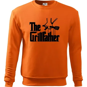Pánská mikina The Grillfather - Mikina Essential pánská - M ( Oranžová )