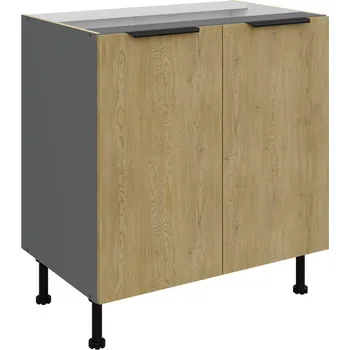 Kuchyňská skříňka Spodní skříňka CREMONA ANTRACIT 80 D 2F BB