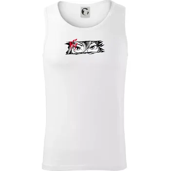 Anime oči - Tílko pánské Core - M ( Bílá )