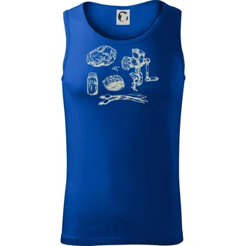 Maso a mlýnek - Tílko pánské Core - XL ( Královská modrá )