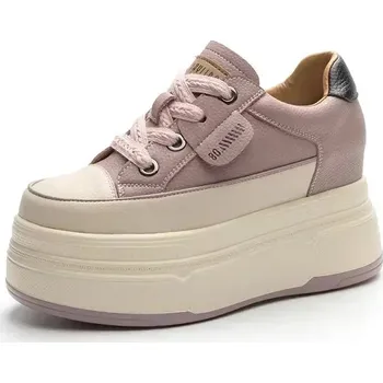 Dámské tenisky Dámské tenisky na platformě z pravé kůže Velikost: 34, Barva (Varianta): purple np