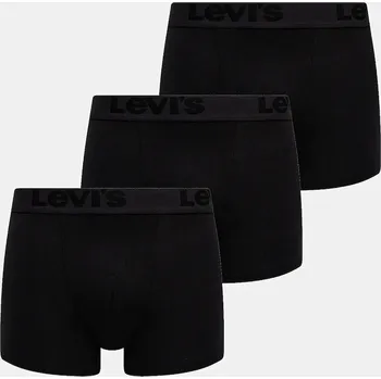 Boxerky Boxerky Levi's (3-pack) 37149.0299-black černá 99X, vel. S