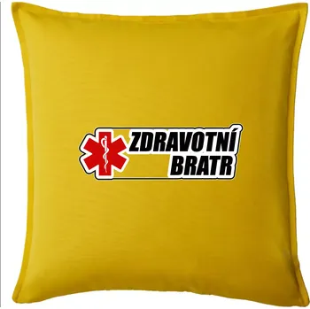 Polštář Zdravotní bratr - rescue - Polštář 50x50 - 50x50 - Pouze potah ( Žlutá )