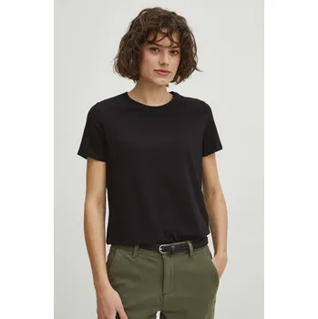 Dámské tričko Bavlněné tričko Medicine dámské, černá barva RS24.TSD043 99X, vel. M