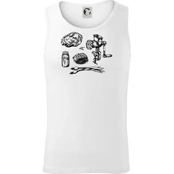 Maso a mlýnek - Tílko pánské Core - M ( Bílá )