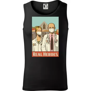 Pánské termoprádlo Covid - real heroes - Tílko pánské Core - L ( Černá )