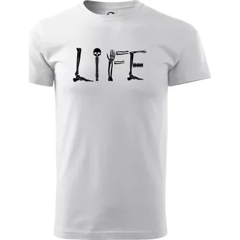 Pánské tričko Radiology Life - Triko extra velké (5-8XL) - 8XL ( Bílá )