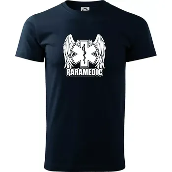 Pánské tričko Paramedic - Triko extra velké (5-8XL) - 8XL ( Námořní modrá (velmi tmavá - téměř černá) )