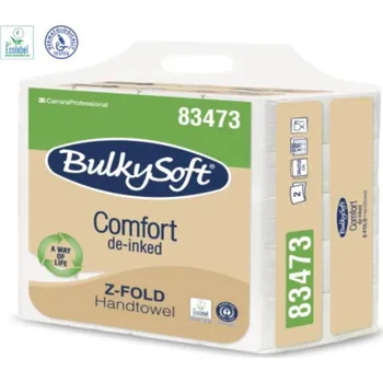 Papírový ručník Papírový ručník Bulkysoft "Z" 21,5x24cm, 3000ks 2vrtstv. celuloza
