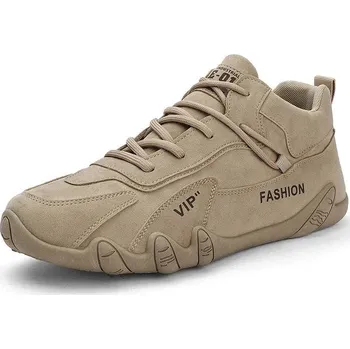 Pánská obuv Pánské pracovní tenisky s protiskluzovou podrážkou Barva: Khaki, Velikost: 40