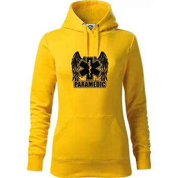 Dámská mikina Paramedic - Mikina dámská Cape s kapucí - XS ( Žlutá )