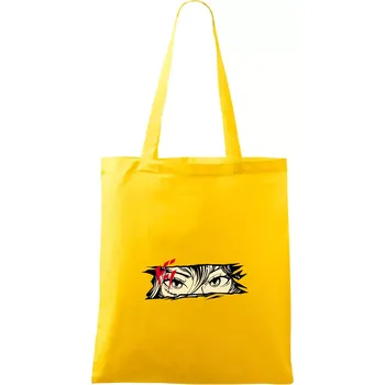 Anime oči - Taška bavlněná - 42 x 38 cm ( Žlutá )