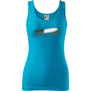 Dámské tričko Dneska je to na mně - Dámské tílko - XL ( Světlý tyrkys )