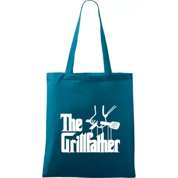 The Grillfather - Taška bavlněná - 42 x 38 cm ( Petrolejová )