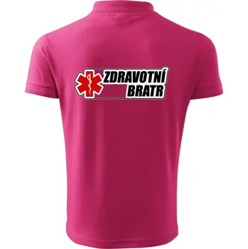 Pánská košile Zdravotní bratr - rescue - Polokošile pánská Pique Polo 203 - 3XL ( Purpurová )
