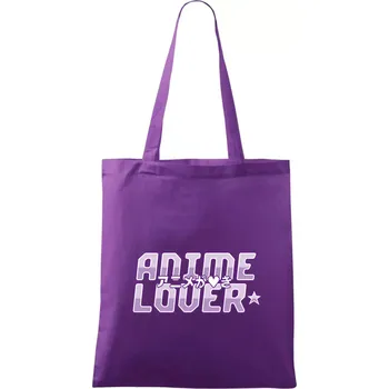 Anime lover - Taška bavlněná - 42 x 38 cm ( Fialová )