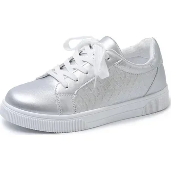 Dámské tenisky Dámské tenisky s platformou Barva: Stříbrná, Velikost: 42