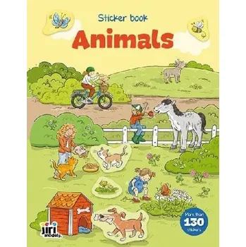 První čtění Sticker book Animals - Jiri models