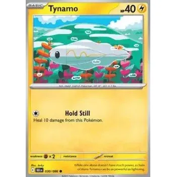 Karetní hra Pokémon BLK 030/086 Tynamo - Black Bolt Stav: Near Mint, Verze: REVERSE HOLO