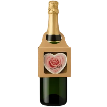 Dárková krabička Dárková krabička k zavěšení na láhev 10x10x3,5 cm