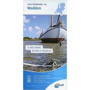 Wadden 1:70 000 Waterkaart
