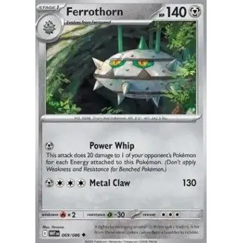 Volný čas Pokémon WHT 069/086 Ferrothorn - White Flare Stav: Near Mint, Verze: NORMAL