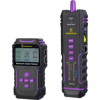 Tester kabelu Multifunkční tester kabelů Ermenrich NetGeeks NP45