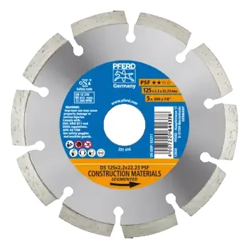 Řezný kotouč PFERD Diamantový segmentový kotouč PSF 125x2,2x22,23mm