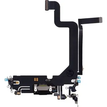 Nabíjecí port Flex kabel iPhone 14 Pro Max - černý Genuine IPH0229
