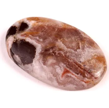 Korálek Kabošon Amethyst Prasiolite č.2553 (37x23x6mm)