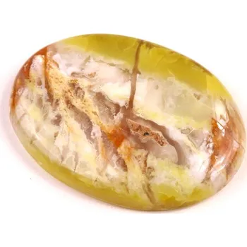 Sběratelství Kabošon Green Opál č.5365 (40x29x6mm)