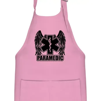 Kuchyňská zástěra Paramedic - Dětská zástěra na vaření - Univerzální velikost ( Růžová )
