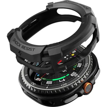 Náhradní kryt pro mobilní telefon Pouzdro Pouzdro SPIGEN Rugged Armor Case pro Samsung Galaxy Watch 8 Classic 46 mm