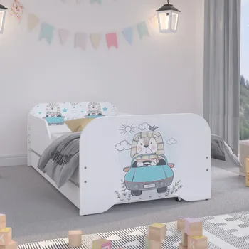 Dětská postel Pohádková dětská postel s úložným prostorem 160 x 80 cm