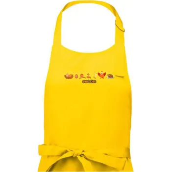 Kuchyňská zástěra Ovolution - Pánská zástěra na vaření - Univerzální velikost ( Žlutá )