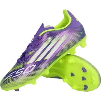 Kopačky Dětské kopačky lisovky Adidas F50 League FG/MG fialové2