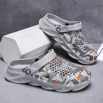 Dámské sandále unisex letní pantofle z EVA s platformou Velikost: 42, Barva (Varianta): 808-grey