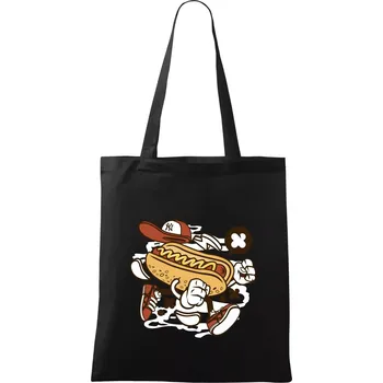 Hotdogátor - Taška bavlněná - 42 x 38 cm ( Černá )